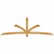 Ekena Millwork Davenport Rough Sawn Timber Gable Bracket, Western Red Cedar, 108"W x 36"H x 2"D x 4"F, 8/12 Pitch GBW108X36X0204DAV00RWR - alternate 1